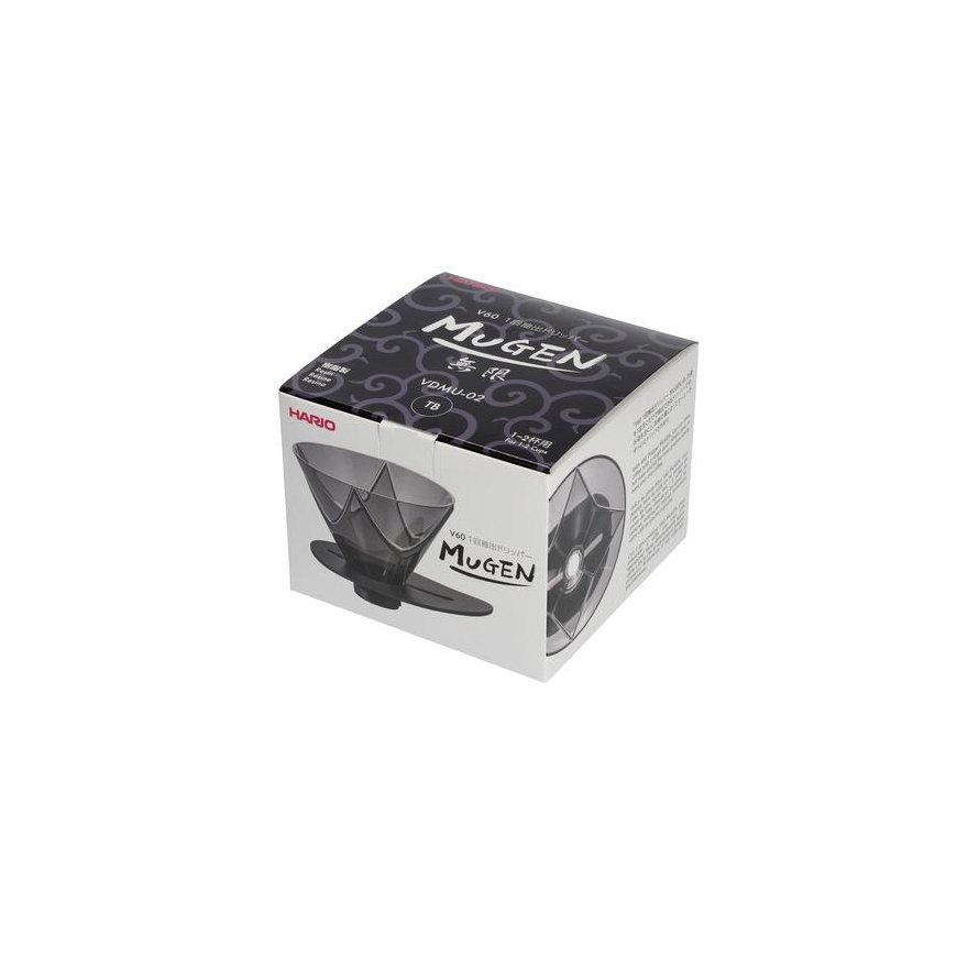 Hario - V60 Plastic One Pour Dripper MUGEN - Black – 5