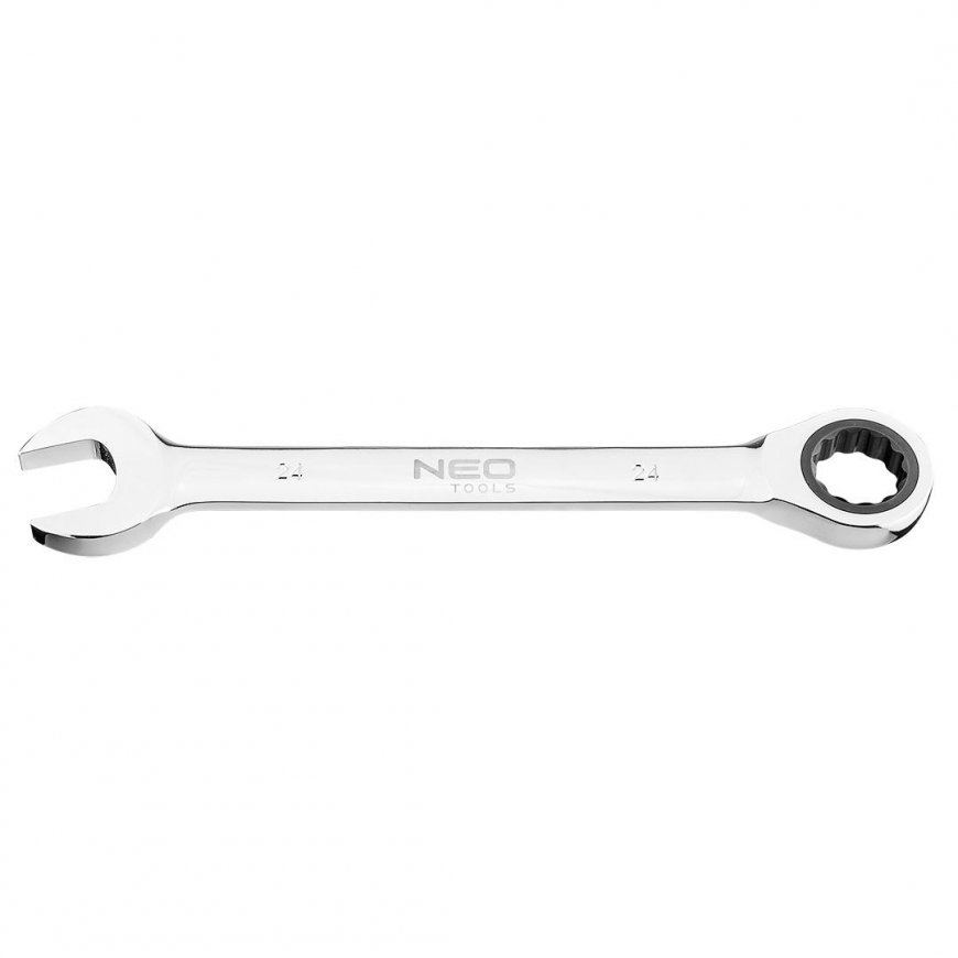 NEO Combination ratchet wrench, 24 mm – 2