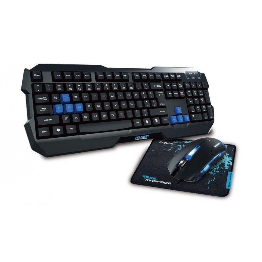 E-Blue Keyboard E-Blue Polygon + Pad