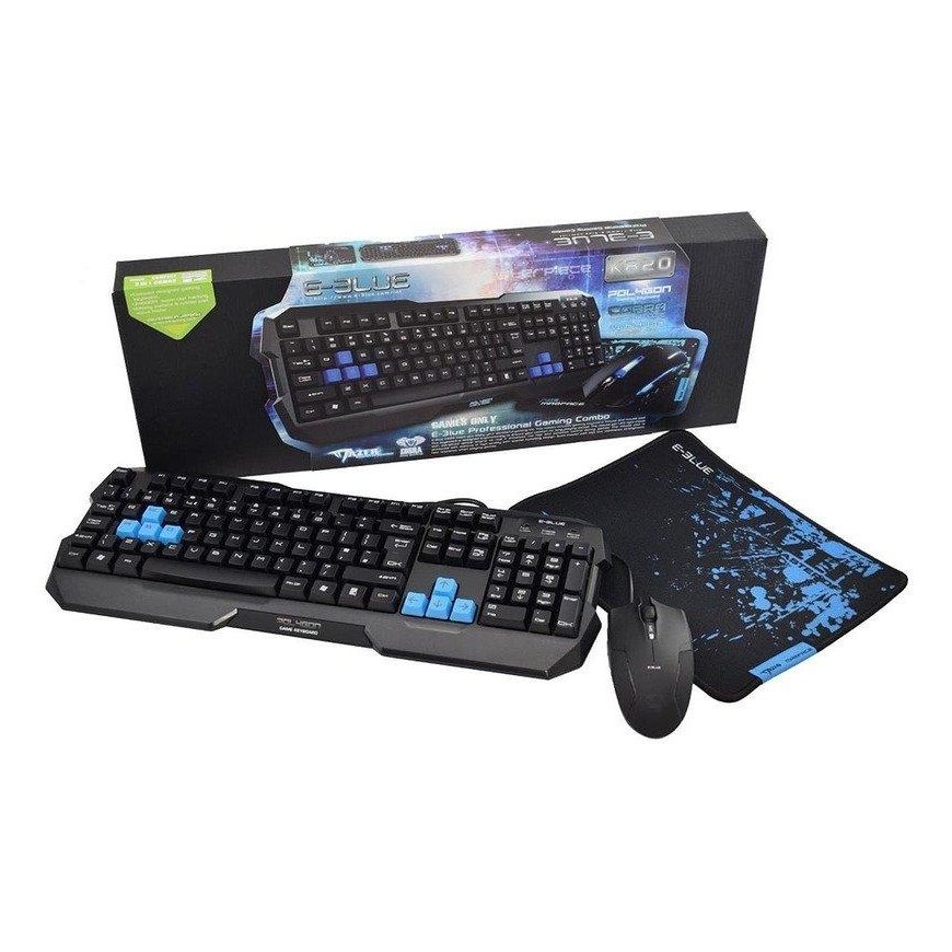 E-Blue Keyboard E-Blue Polygon + Pad (45907) – 2