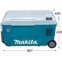 Makita CW002GZ Akumuliatorinis maisto šaldytuvas-šildytuvas XGT / LXT / 230V / 12-24V / 50L Makita CW002GZ Akumuliatorinis maisto šaldytuvas-šildytuvas XGT / LXT / 230V / 12-24V / 50L