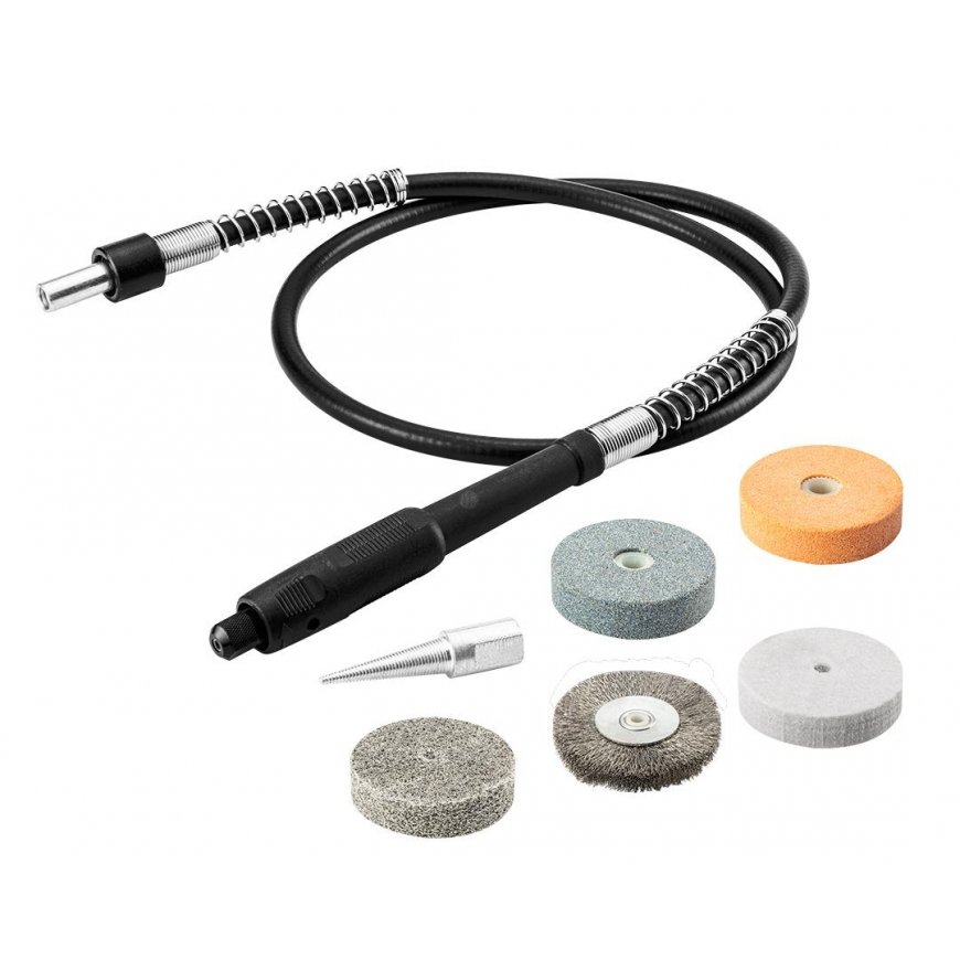 GRAPHITE 3 in 1 mini cordless sander - bench sander, polisher, sander with flexible shaft – 2
