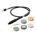 GRAPHITE 3 in 1 mini cordless sander - bench sander, polisher, sander with flexible shaft