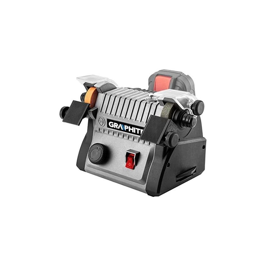 GRAPHITE 3 in 1 mini cordless sander - bench sander, polisher, sander with flexible shaft – 11
