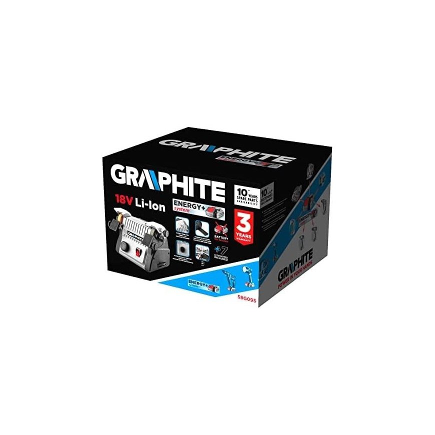 GRAPHITE 3 in 1 mini cordless sander - bench sander, polisher, sander with flexible shaft – 15