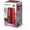 Brock Electronics CG 2050 RD coffee grinder 150 W Black, Red Brock Electronics CG 2050 RD coffee grinder 150 W Black, Red