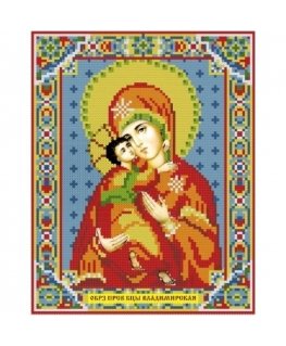 Beldizart Deimantų tapybos rinkinys Vladimiro Dievo Motinos ikona 22*28 cm AZ-2007