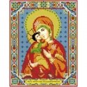 Beldizart Diamond painting set Icon of Our Lady of Vladimir 22*28 cm AZ-2007