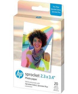 HP Sprocket 2,3x3,4'' - papier do drukarki HP SPROCKET SELECT/PLUS - 20 vnt.