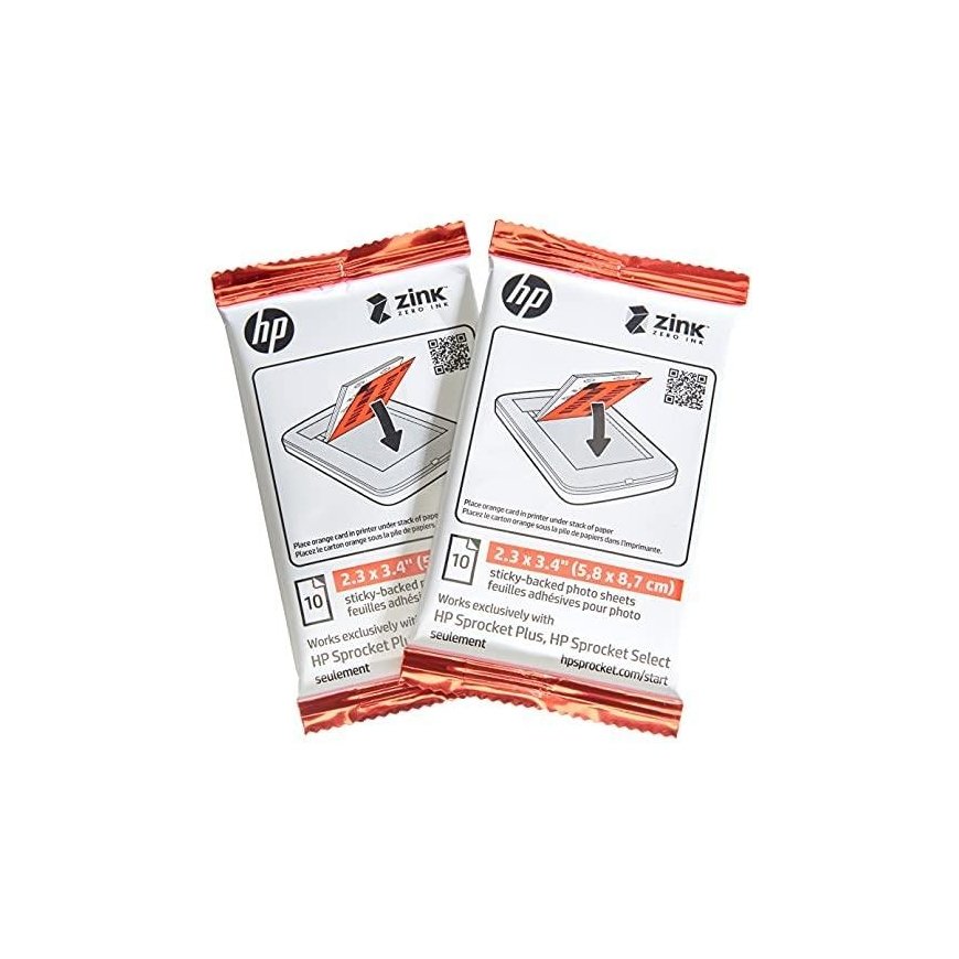 HP Sprocket 2,3x3,4'' - papier do drukarki HP SPROCKET SELECT/PLUS - 20 vnt. – 2
