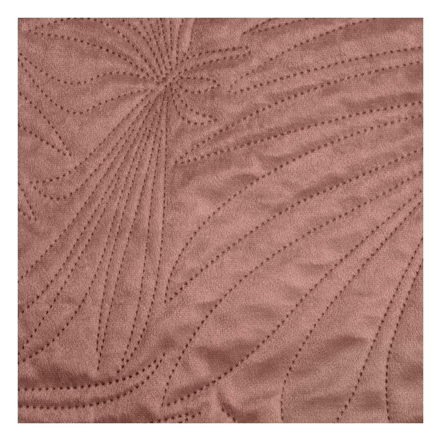 Eurofirany DESIGN 91 LUIZ / 4 Velvet bedspread, quilted by hot pressing with a pattern of palm leave – 4
