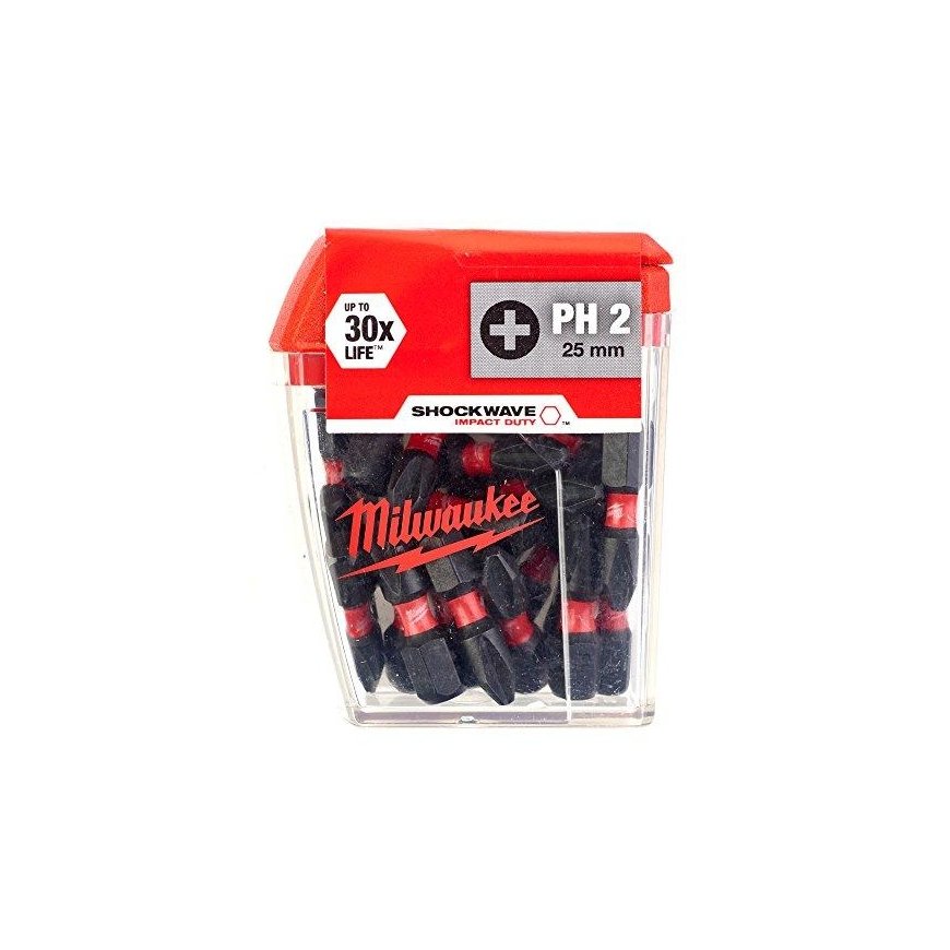 Milwaukee Accessories Impact screwdriver MILWAUKEE PH2x25 25 pcs. – 3