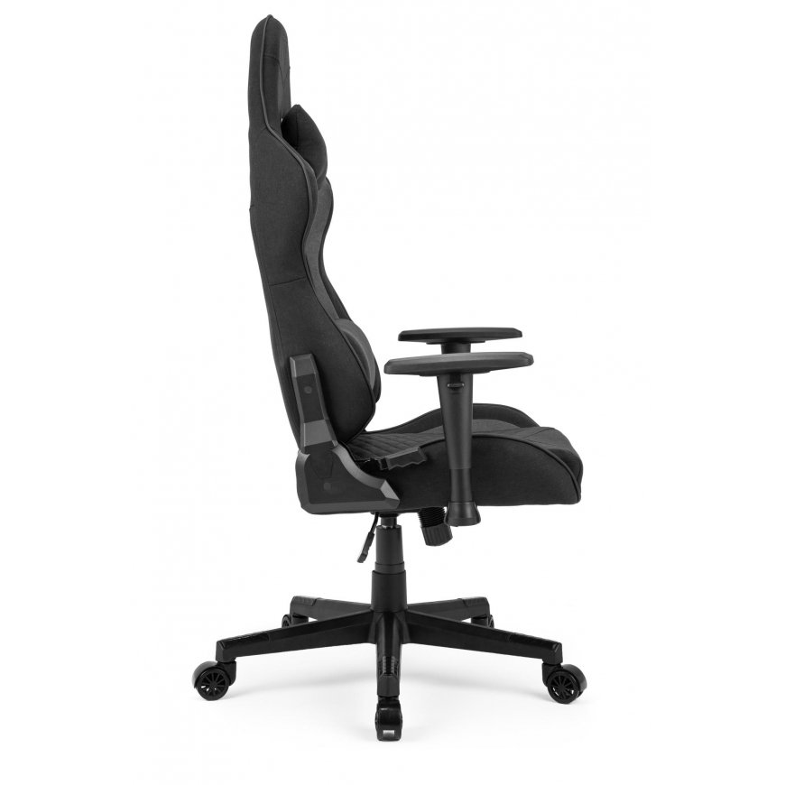 Gaming chair Sense7 Spellcaster fabric Gaming Chair, Black-grey – 3