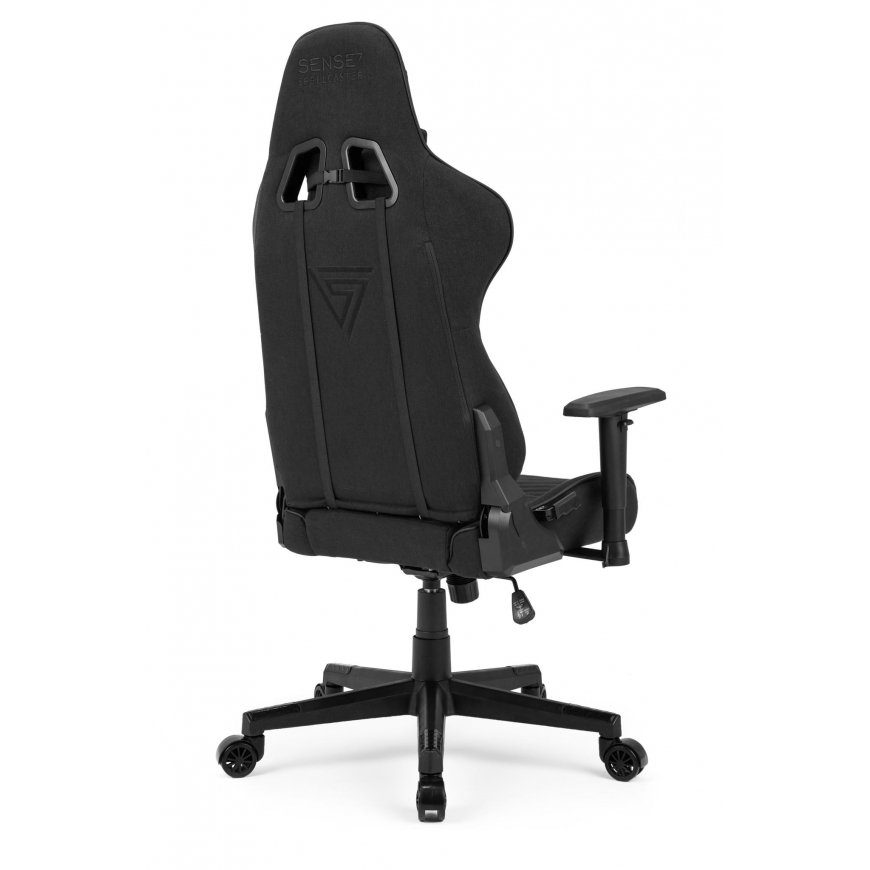 Gaming chair Sense7 Spellcaster fabric Gaming Chair, Black-grey – 5