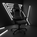 Žaidimų kėdė Sense7 Spellcaster fabric Gaming Chair, Juoda-pilka Žaidimų kėdė Sense7 Spellcaster fabric Gaming Chair, Juoda-pilka
