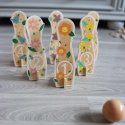 CLASSIC WORLD Drewniane Kręgle Gra dla Dzieci 6 pcs. + Ball CLASSIC WORLD Drewniane Kręgle Gra dla Dzieci 6 pcs. + Ball