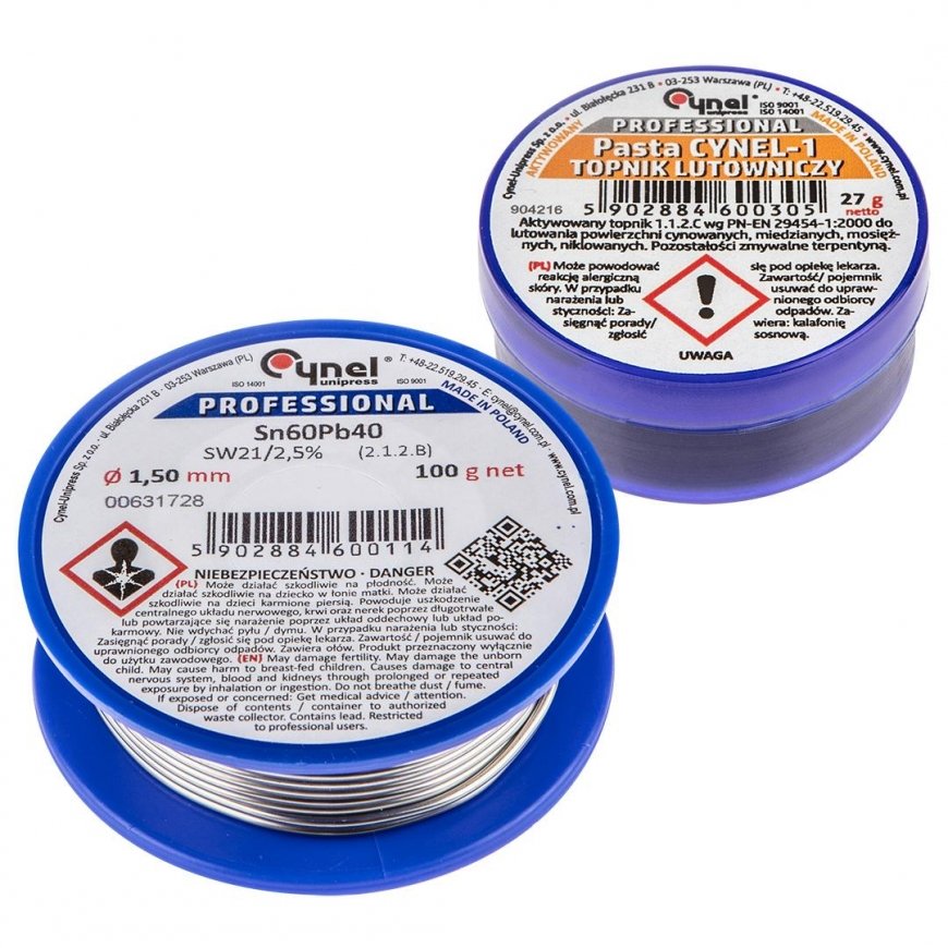 Cynel Soft soldering kit, soldering and