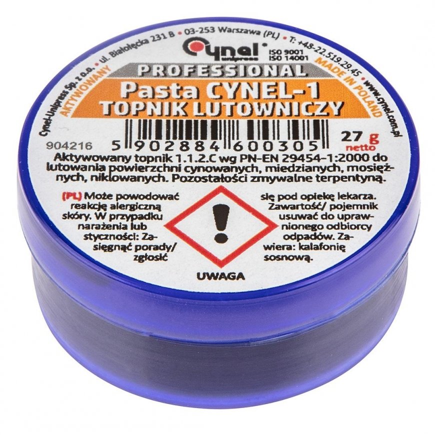 Cynel Soft soldering kit, soldering and paste – 2