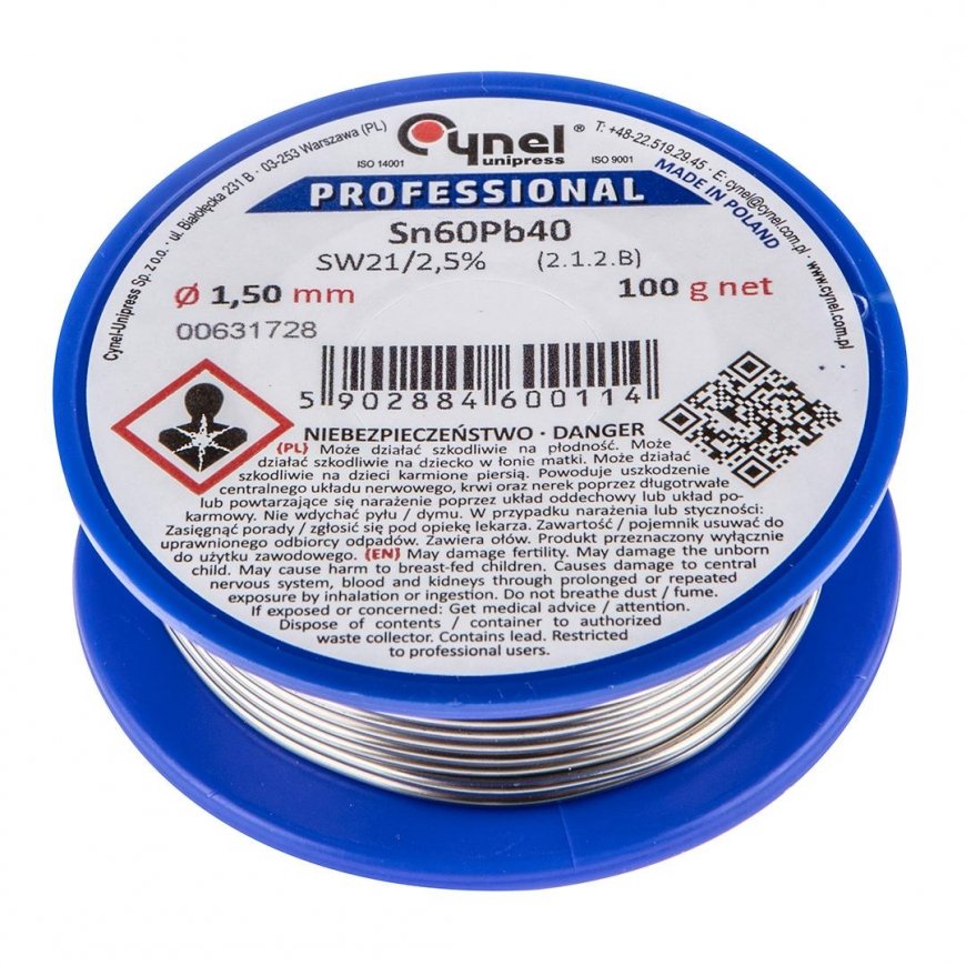 Cynel Soft soldering kit, soldering and paste – 3