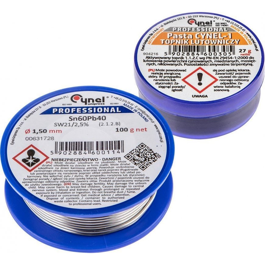 Cynel Soft soldering kit, soldering and paste – 6