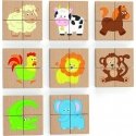 Viga Toys Wooden magnetic animal puzzle, Viga Viga Toys Wooden magnetic animal puzzle, Viga