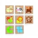 Viga Toys Medinis magnetinis gyvūnų galvosūkis, Viga Viga Toys Medinis magnetinis gyvūnų galvosūkis, Viga