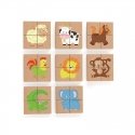 Viga Toys Medinis magnetinis gyvūnų galvosūkis, Viga Viga Toys Medinis magnetinis gyvūnų galvosūkis, Viga