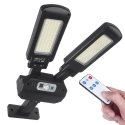 Maclean MCE447 Dual Solar Wall Light with Motion and Dusk Sensor IP54 5W 2 x 450 Lumens 6500K Two Li Maclean MCE447 Dual Solar Wall Light with Motion and Dusk Sensor IP54 5W 2 x 450 Lumens 6500K Two Li