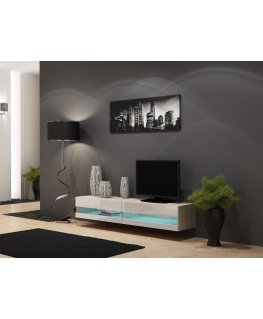 Cama RTVVIGO180N so/b telerilaud ja meelelahutuskeskus 2 riiulid