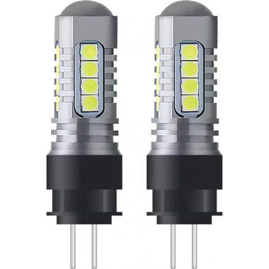 Amio Canbus 3030 18smd hp24w white 12v / 24v led bulbs – 2