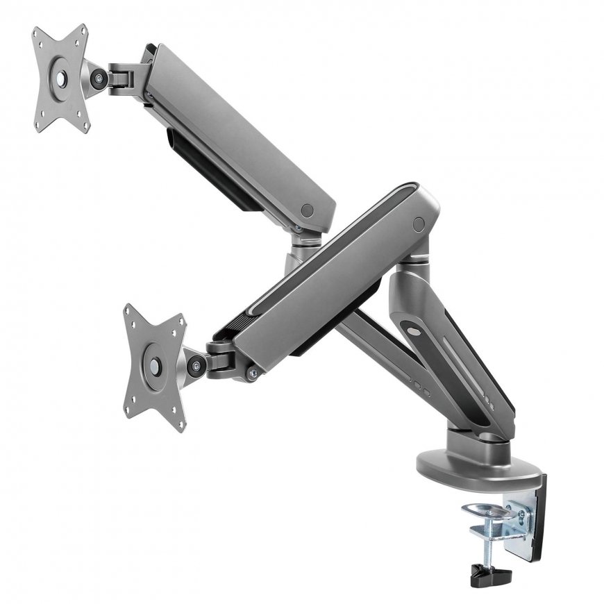 div class"int_ce_html"Holder for two NanoRS gaming monitors, RGB LED lighting, 17-32", max. 9kg, VES – 3