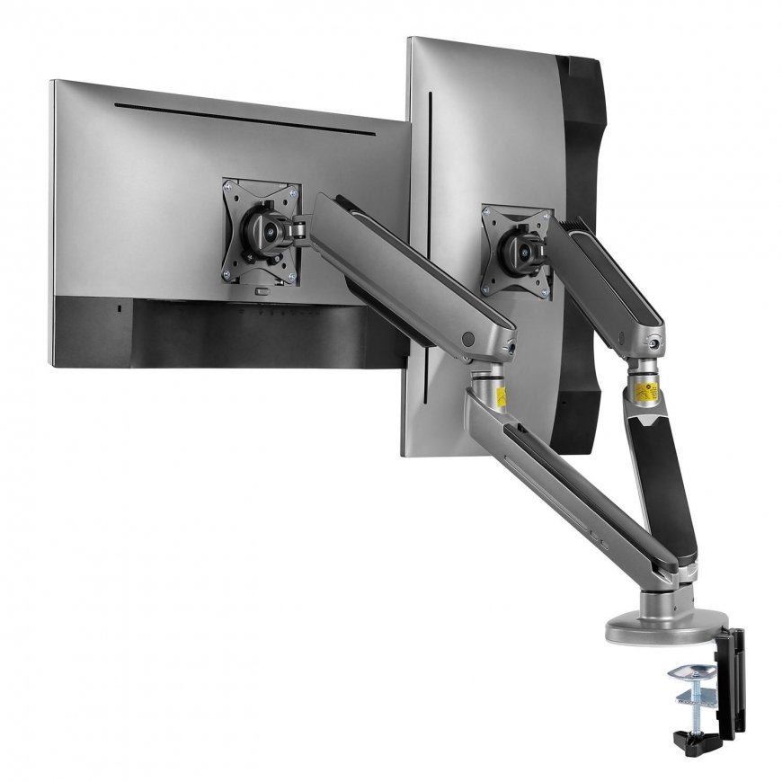 div class"int_ce_html"Holder for two NanoRS gaming monitors, RGB LED lighting, 17-32", max. 9kg, VES – 9