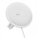 Baseus CW01 Magnetic Car Phone Holder to Ventilation Grid with car charger USB-C, 15W + 25W (White) Baseus CW01 Magnetic Car Phone Holder to Ventilation Grid with car charger USB-C, 15W + 25W (White)