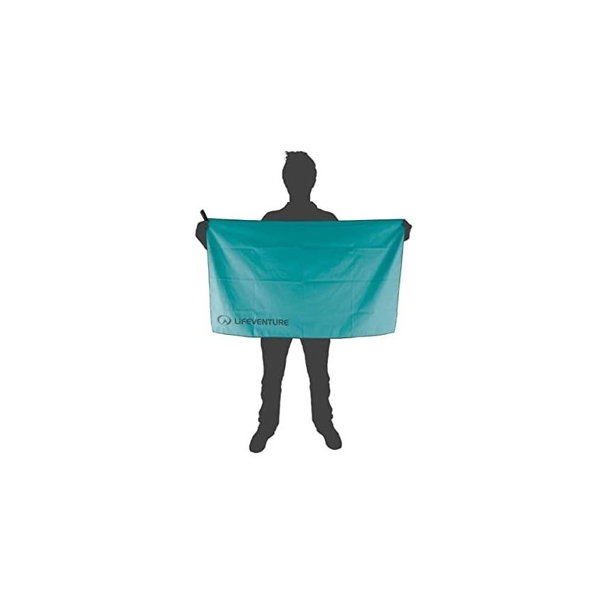 Kelioninis rankšluostis Lifeventure Soft Fibre Recycled Teal L - L – 6