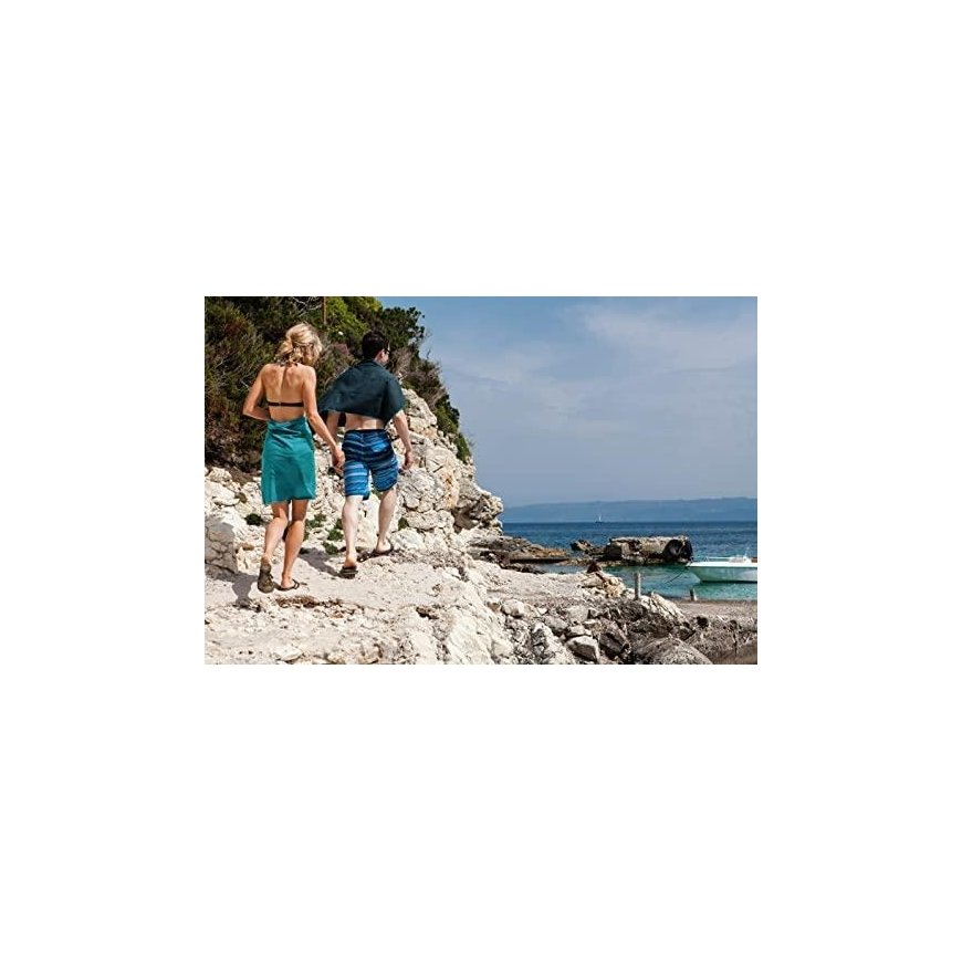 Kelioninis rankšluostis Lifeventure Soft Fibre Recycled Teal L - L – 8