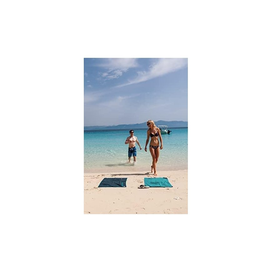 Travel towel Lifeventure Soft Fiber Recycled Teal L - L – 9