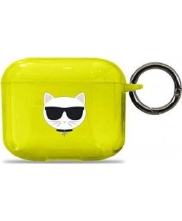 Karl Lagerfeld Protective case KLA3UCHFY Choupette AirPods 3 yellow