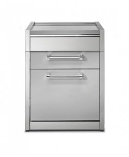 Stainless steel cabinet module with cutting table Steel Genesi G7C-P SS