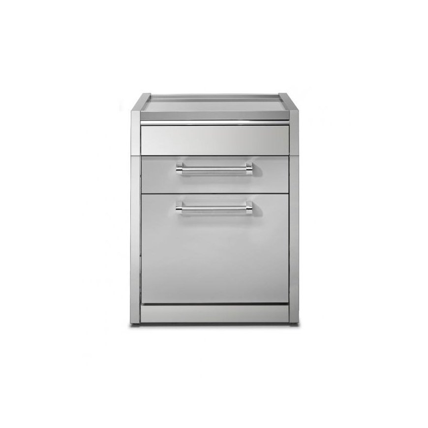 Stainless steel cabinet module with cutting table Steel Genesi G7C-P SS