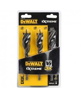 Dewalt Accessories Dewalt drill Wood drills 16,20,25x152mm HEX EX.3 pcs.