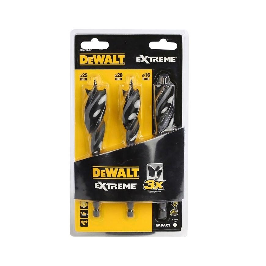 Dewalt Accessories Dewalt drill Wood drills 16,20,25x152mm HEX EX.3 pcs.