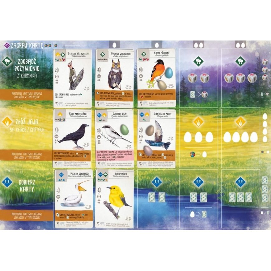 Board game Winged, Polish. – 2