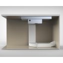 Hood Built-in induction hob with hood (2 in 1) Baraldi Diamond Flexi 83x51cm 700m3/h Hood Built-in induction hob with hood (2 in 1) Baraldi Diamond Flexi 83x51cm 700m3/h