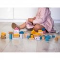 L2 Set of wooden blocks in a bucket - 60 items L2 Set of wooden blocks in a bucket - 60 items