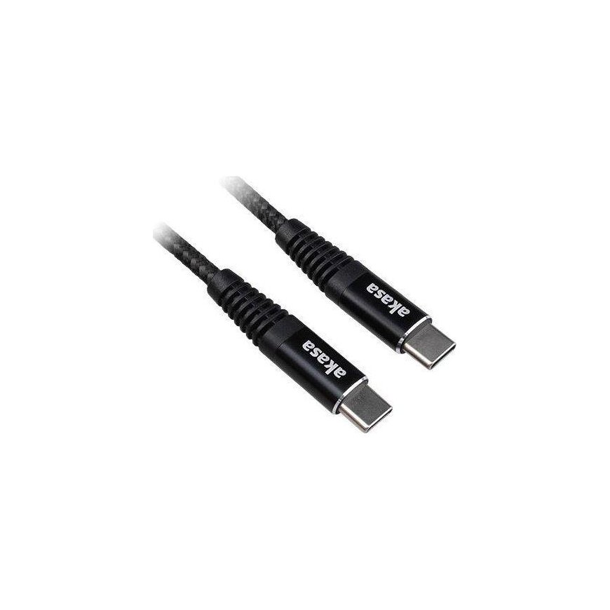 Cable USB Akasa USB-C - USB-C 1 m Black (AK-CBUB54-10BK) – 3