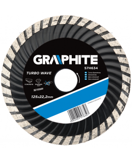 Graphite Grafitinis deimantinis diskas 230x22,2 mm TURBO WAVE 57H638