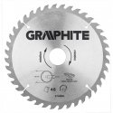 GRAPHITE Diskinio pjūklo diskas, Widia, 190 x 30 mm, 40 dantų GRAPHITE Diskinio pjūklo diskas, Widia, 190 x 30 mm, 40 dantų