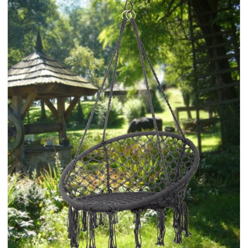 Saska Garden Supamasis krėslas Royokamp Stork's Nest Swing, 80x60cm – 10