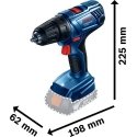 BOSCH ATSUKTUKAS 18V‐54 / 21Nm 2x2,0Ah lagaminas GSR 180-LI
