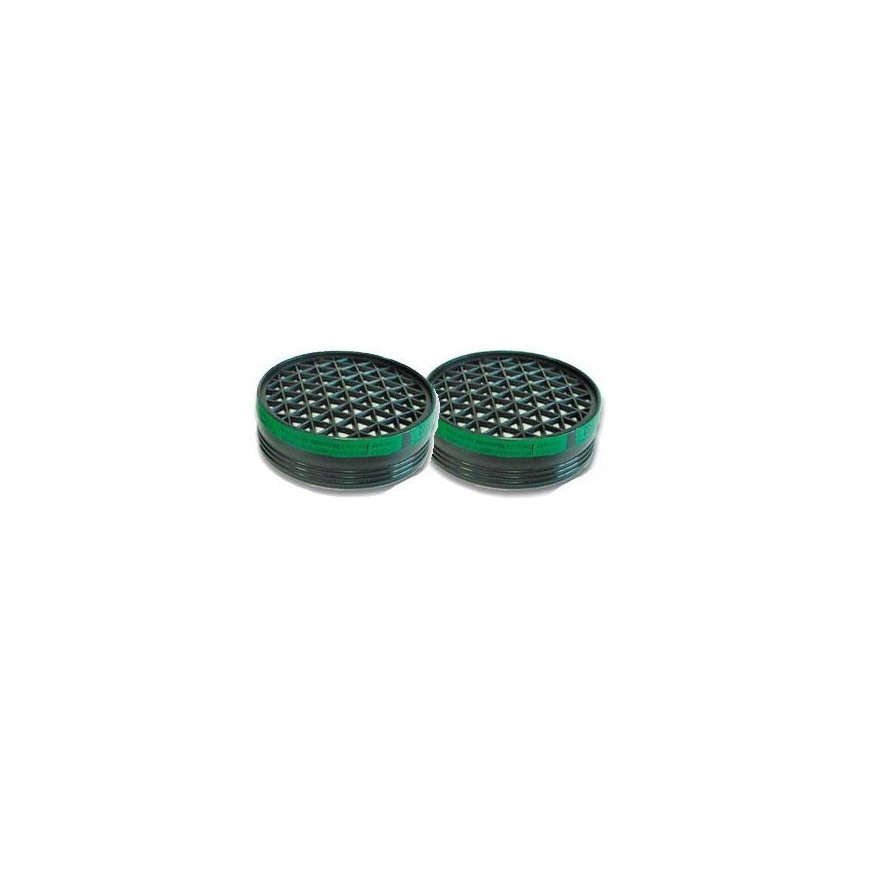 46055 Uno Nauji filtrai Euromask A1 puskaukėms, 2 vnt